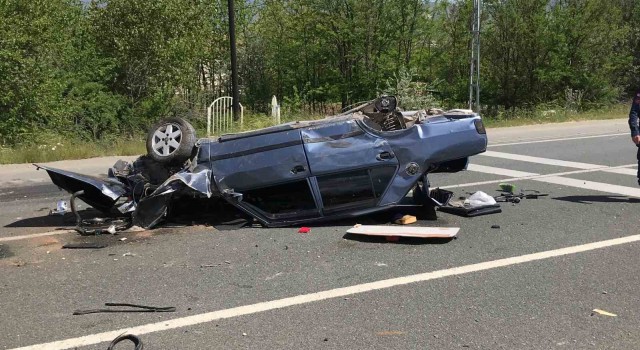 Elazığda trafik kazası: 1i ağır 3 yaralı