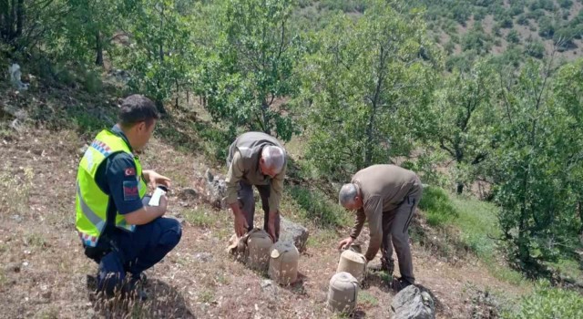 Elazığda yasa dışı avcılık yapan 4 kişi yakalandı