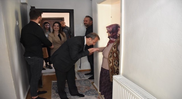 Emniyet Müdürü Kurttan şehit ailelerine ziyaret