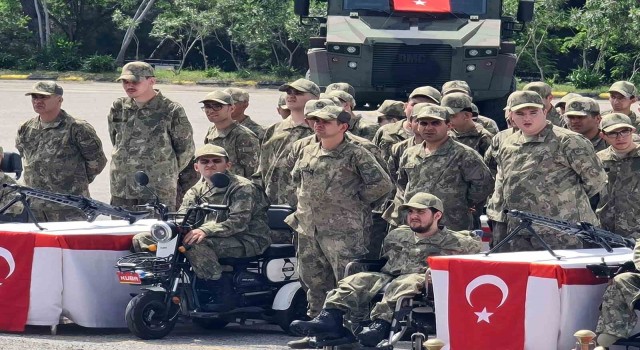 Engelli gençlerin askerlik gururu