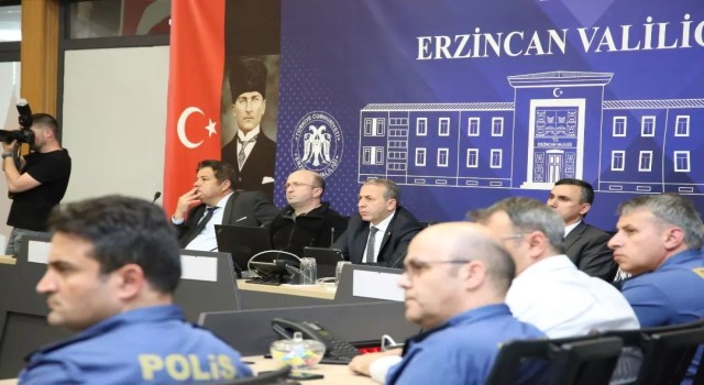 Erzincanda 2. tur için ‘Seçim Güvenliği toplantısı yapıldı