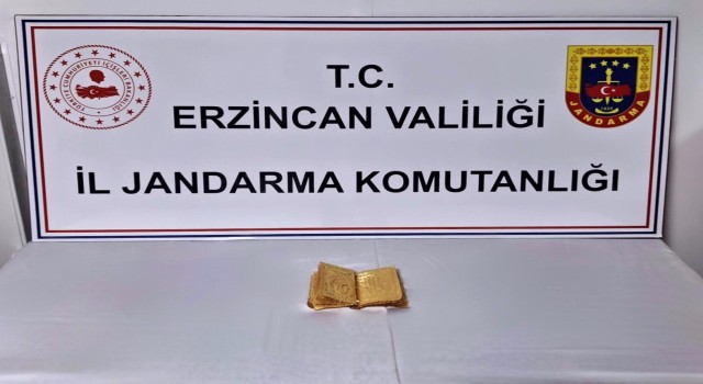 Erzincanda altın sayfalı kitap ele geçirildi