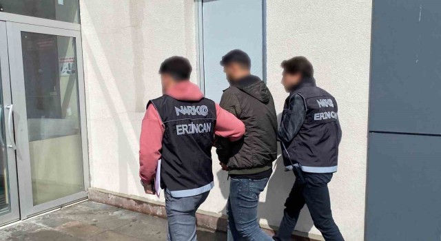 Erzincanda uyuşturucu ticaretinden 1 kişi tutuklandı