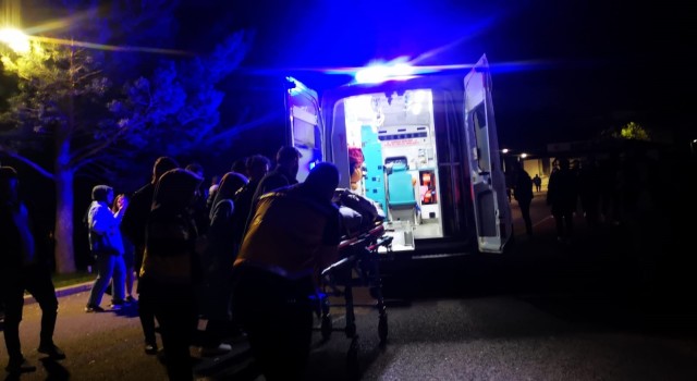 Erzurumda motosiklet yayaya çarpıp kaçtı