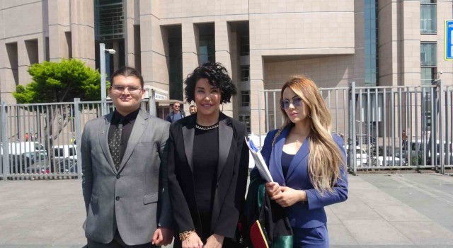 Eski manken Deniz Akkaya, sanatçı Haluk Leventin şikayeti üzerine ifade verdi