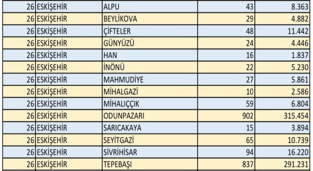 Eskişehirde 688 bin 989 seçmen 2 bin 191 sandıkta oy kullanacak