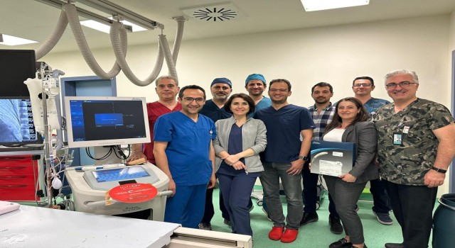 Eskişehirde ilk kez 3 hasta IVUS tekniği uygulanarak tedavi edildi