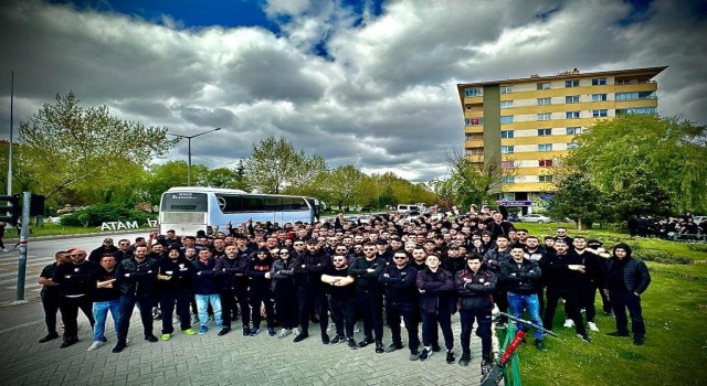 Eskişehirspor taraftarları, 300 kişiyle deplasman yolunda