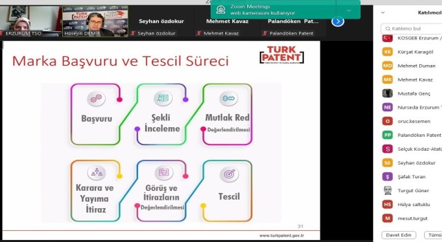 ETSO-TÜRKPATENT işbirliğiyle, ‘sınai mülkiyet hakları eğitimi