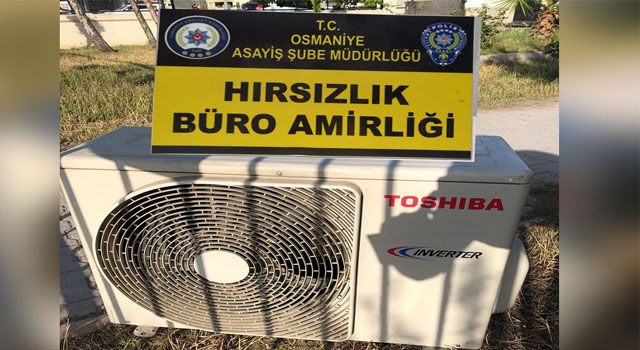 Evden klima motoru çalan 2 şüpheli yakalandı