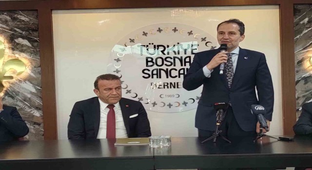 Fatih Erbakan, Bayrampaşada Bosna Sancak Derneğini ziyaret etti