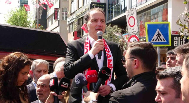 Fatih Erbakandan Ümraniyeli vatandaşlara: Bir oy Erdoğana bir oy Yeniden Refaha çağrısı