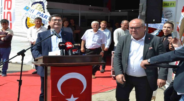 Fethiyedeki Tarım Fuarı açılışında gerginlik
