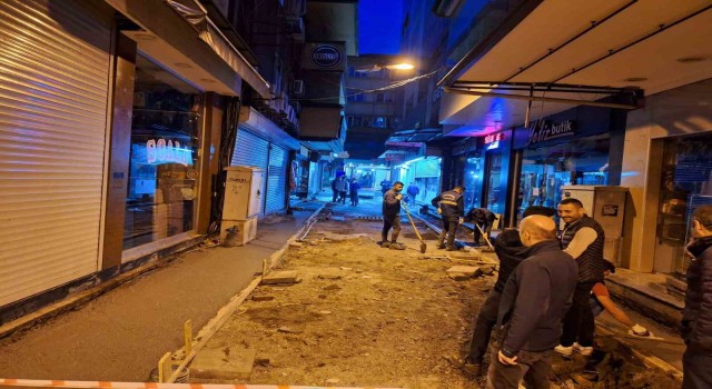 Fevzipaşa Sokakta ilk beton döküldü