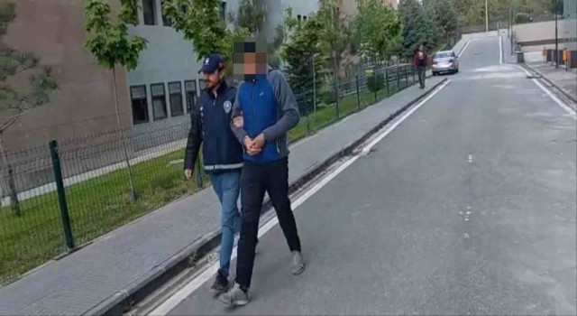 Gaziantepte evin garajına giren hırsızlık şüphelileri yakalandı