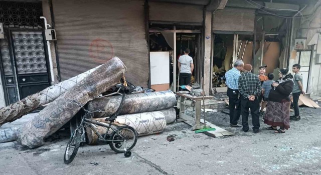 Gaziantepte iş yerinde korkutan patlama
