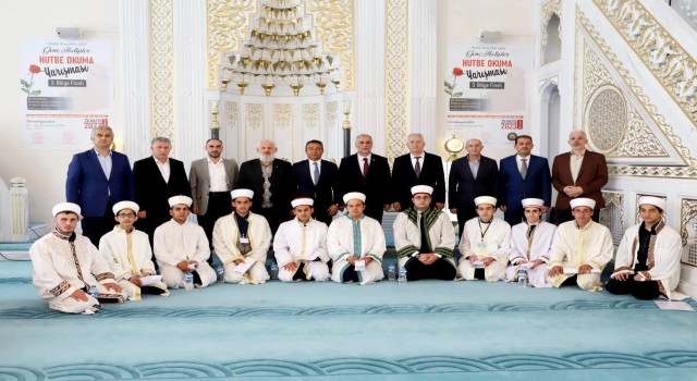 Genç hatipler hutbe okuma yarışması Bayburtta gerçekleşti