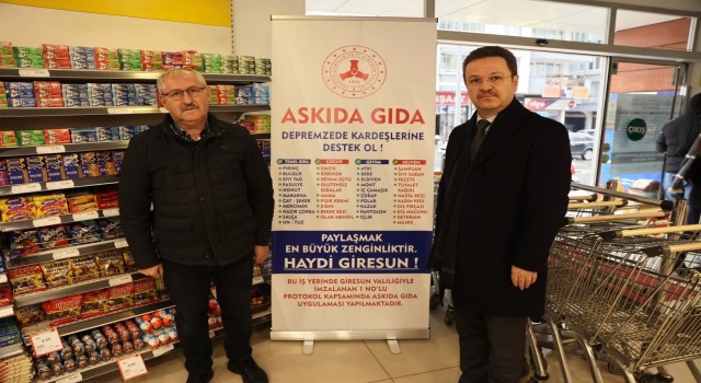 Giresunda “Askıda Gıda” kampanyasında 217 bin lira toplandı