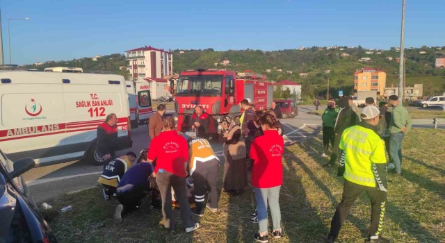 Giresunda trafik kazası: 4 yaralı
