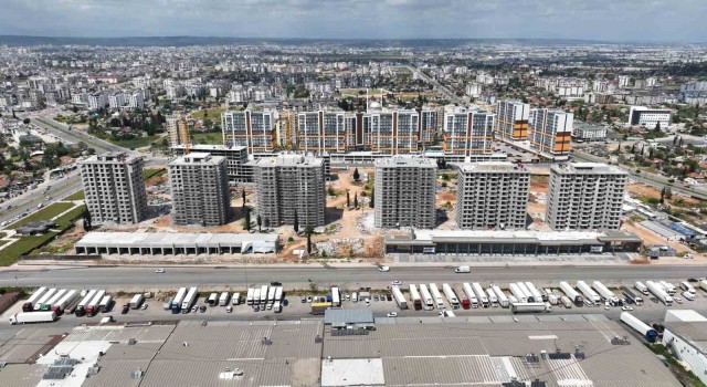 Güneş Mahallesi Kentsel Dönüşüm Projesinde kaba inşaat tamamlandı