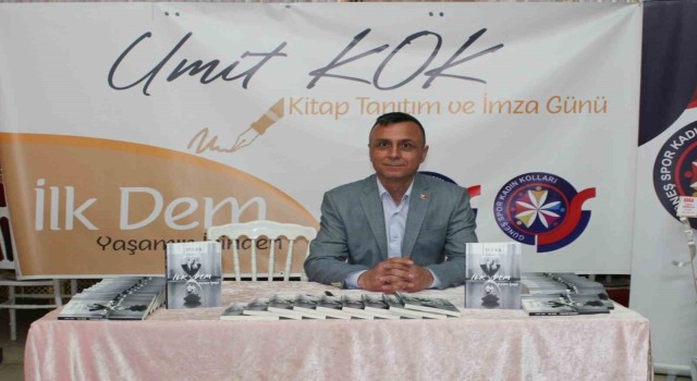 Güneşspor Kulüp Başkanı Ümit Kökün “İlk Dem” isimli şiir kitabı okuyucular ile buluştu