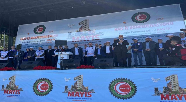 HAK-İŞ Genel Başkanı Arslan Kahramanmaraşta konuştu