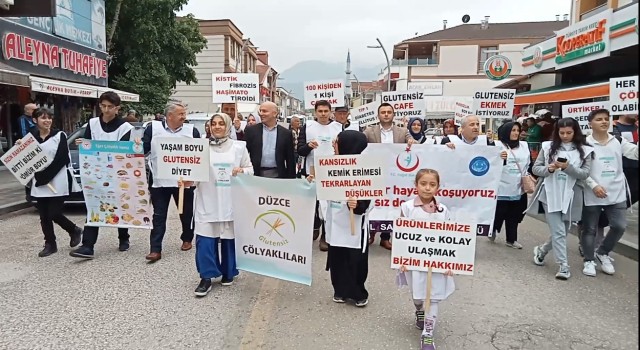 Hastalıklara dikkat çekmek için yürüyüş düzenlendi