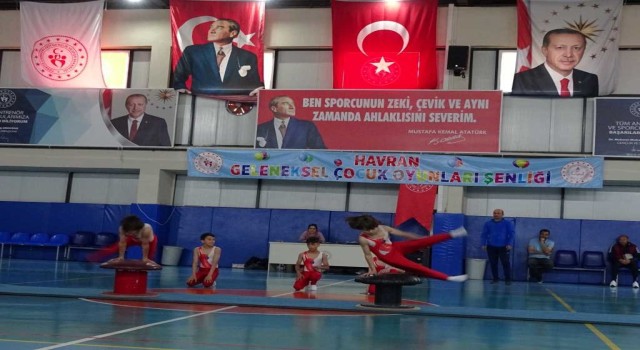 Havran da geleneksel çocuk oyunları ödül töreni yapıldı