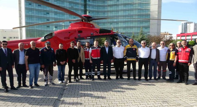 Helikopter ambulans Malatyada hizmete başladı