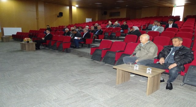 Hisarcıkta köy muhtarlarına su dezenfeksiyon klorlama eğitimi