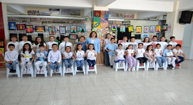 İlkokul öğrencileri sanata farklı bir pencere açtı