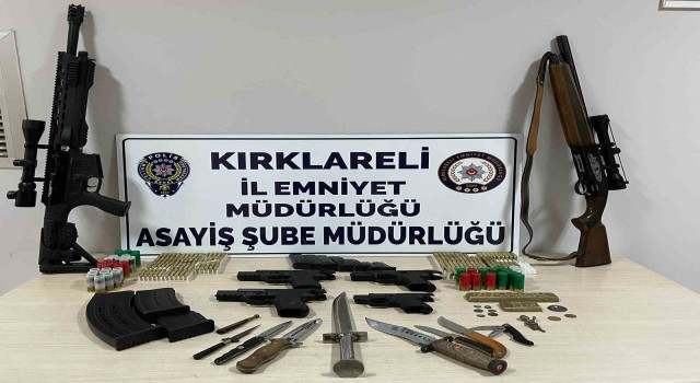 İş yerinden cephanelik çıktı