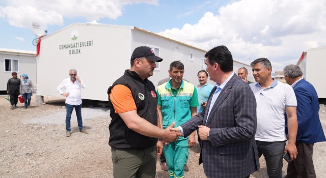 İslahiyedeki Osmangazi Evlerinde yaşam başladı
