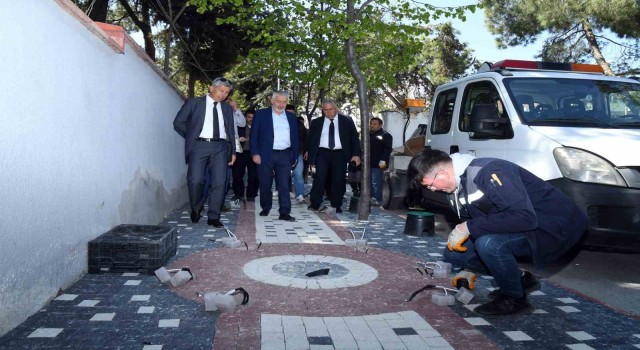İstasyon Caddesi yenileniyor, kent estetiğine uygun hale getiriliyor