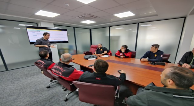 İtfaiyeden personeline olay yeri eğitimi