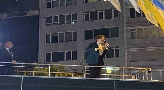İYİ Parti Genel Başkanı Akşener, Şişlide Seçim Koordinasyon Merkezi açılışına katıldı