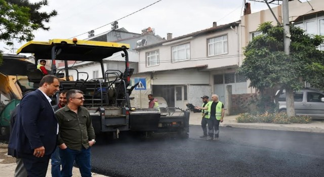 İznikte yollar yenileniyor