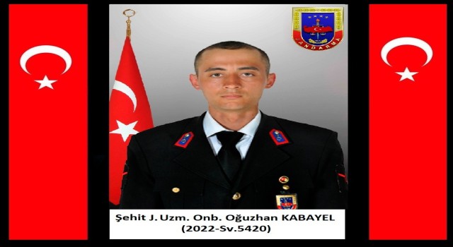 Jandarma Uzman Onbaşı Oğuzhan Kabayel geçirdiği trafik kazası sonucu şehit oldu