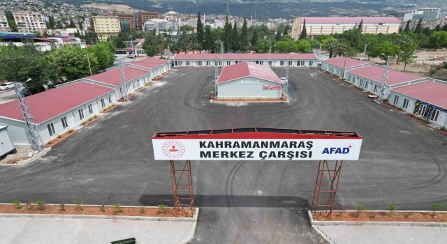 Kahramanmaraş Merkez Prefabrik Çarşı hizmete girdi