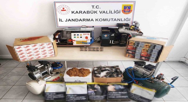 Karabükte kaçakçılık operasyonu: 2 gözaltı
