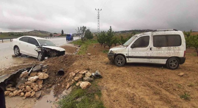 Karamanda trafik kazası: 4 yaralı