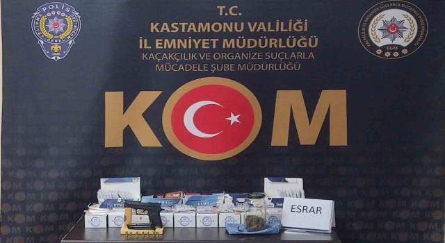 Kastamonuda uyuşturucu operasyonu: 2 gözaltı