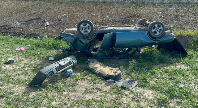 Kaza yapan otomobilin plakasının sahte olduğu ortaya çıktı