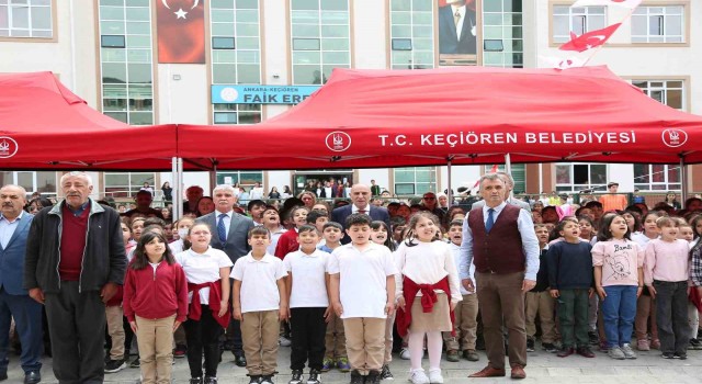 Keçiörende ilkokula laboratuvar sınıfı açıldı