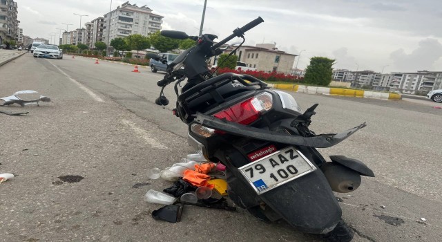 Kiliste otomobil ile motosiklet çarpıştı: 1 ölü