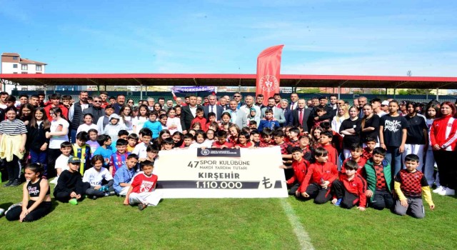 Kırşehirde, amatör spor kulüplerine destek