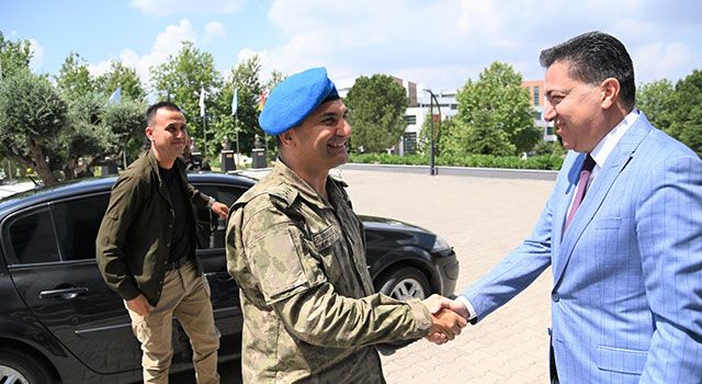 Komutan’dan Korkut Ata Üniversitesi Rektörlüğüne ziyaret