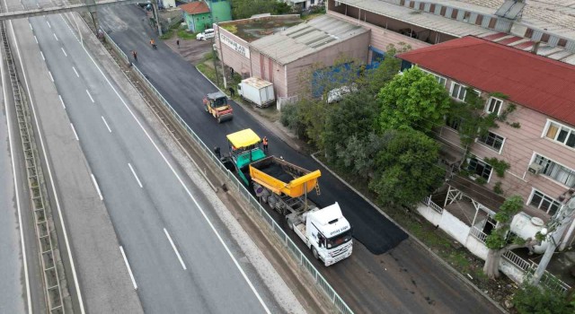 Körfezde bozulan yollara anında müdahale