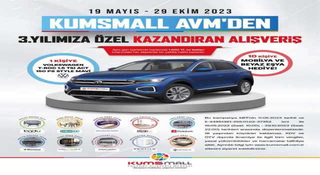 KUMSmall AVMden ayağınızı yerden kesecek kampanya