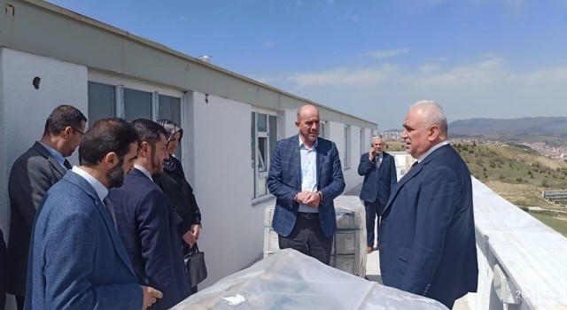 Kuran Kursu inşaatında inceleme yaptı